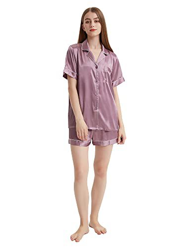 Women's Cuban Collar Short Sleeve Button Set