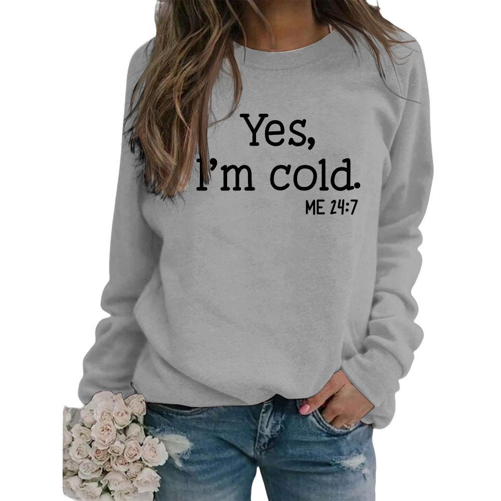 Women's Crewneck Pullover Long Sleeve Sweatshirt