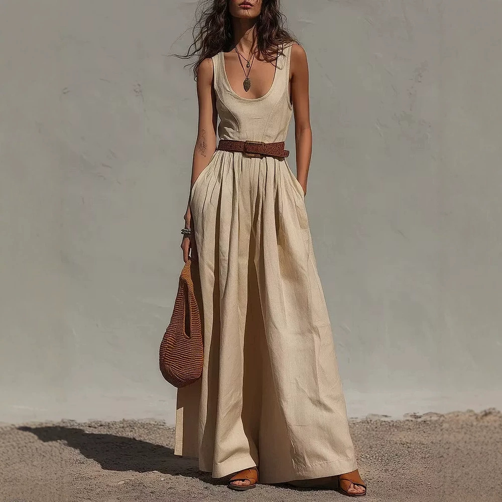 Women's Low-Cut Sleeveless Cami Top Bodysuit