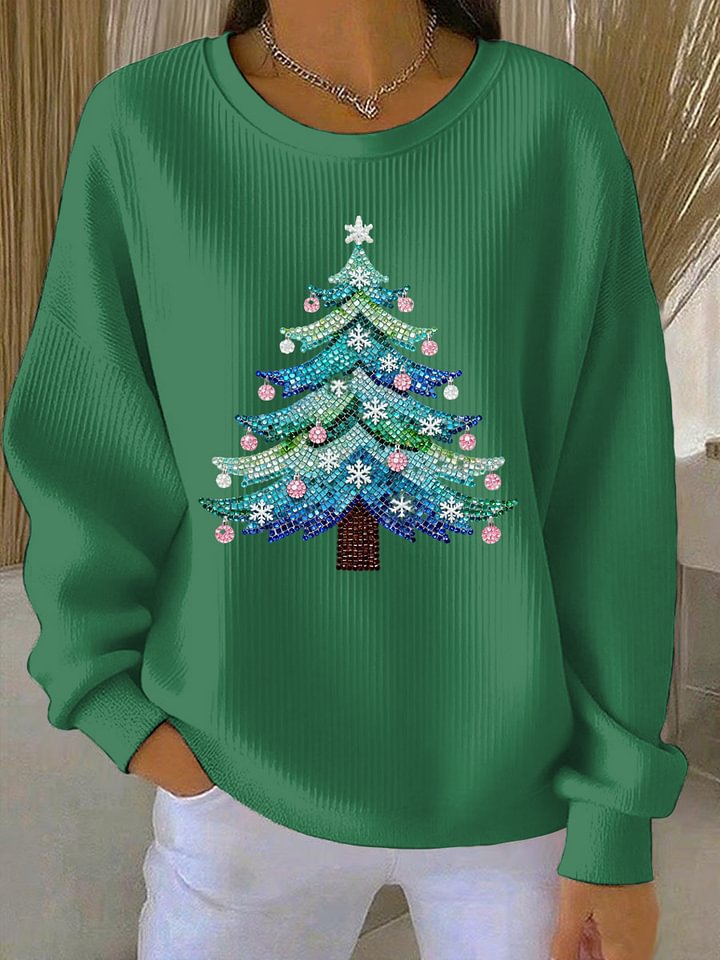 Christmas Pullover Women's Sweatshirt Oversized Crewneck