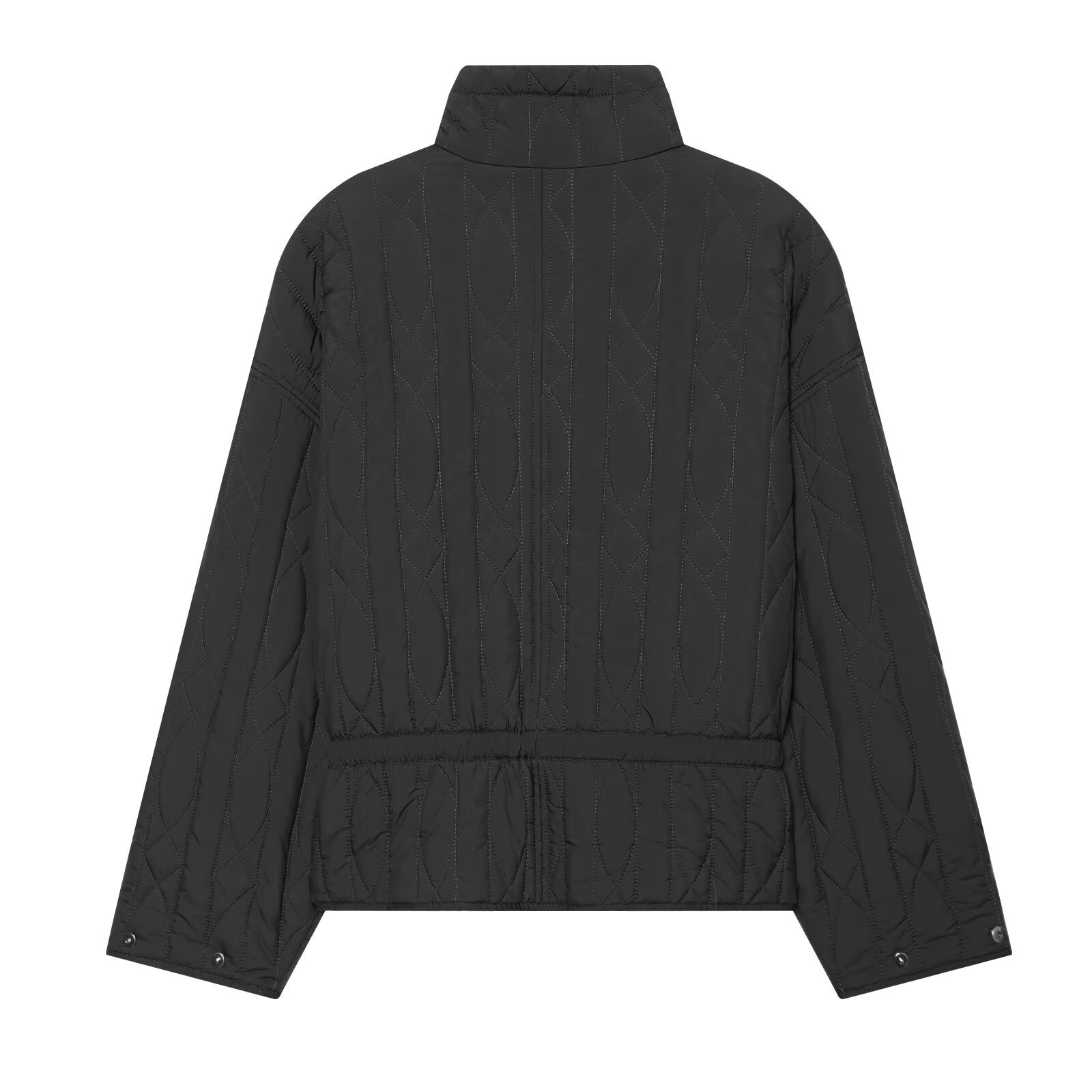 Women's Waist-Cinched Stand-Collar Padded Jacket