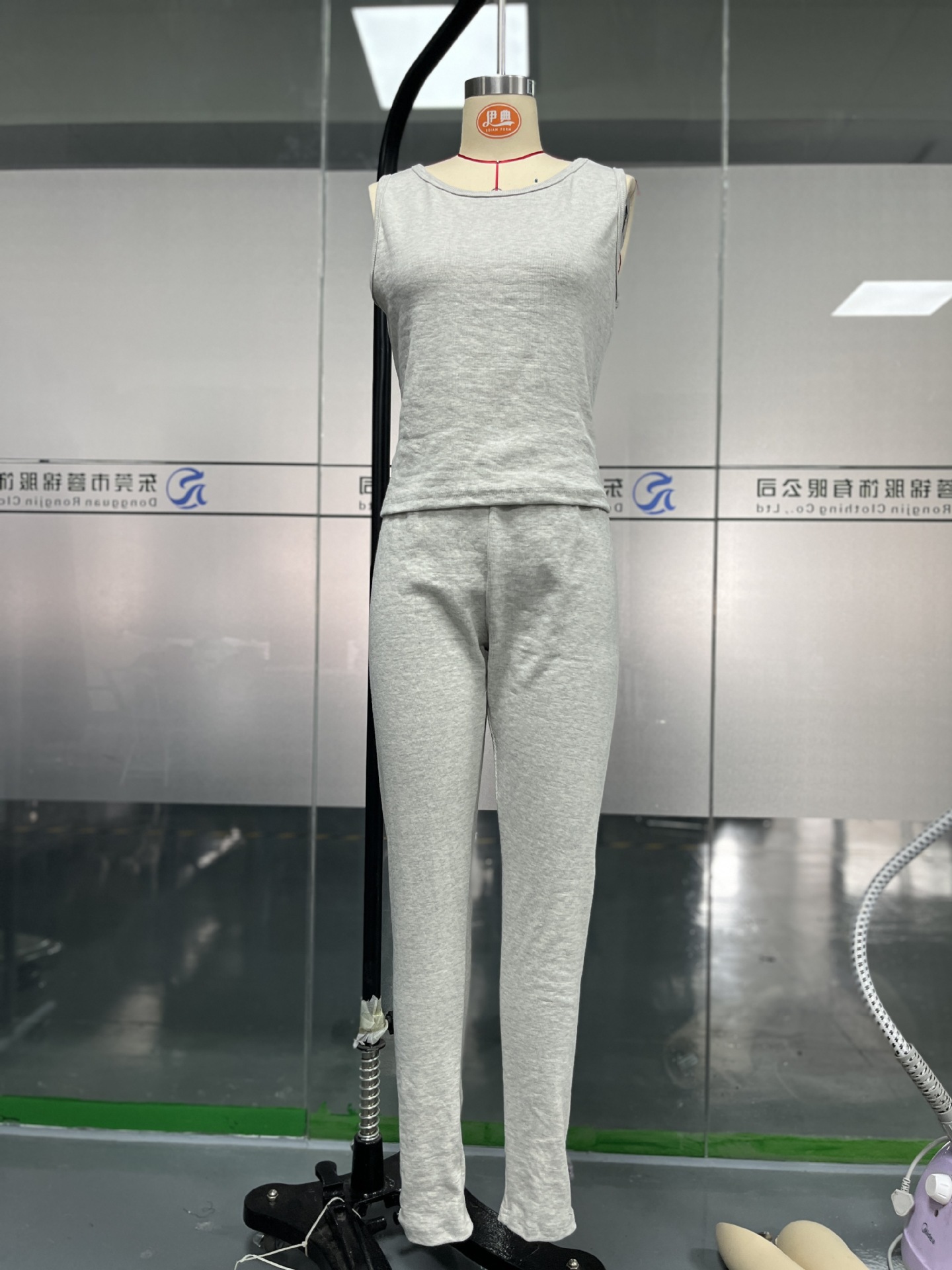 Women's Ribbed Hoodie Tank Top and Pants 3-Piece Set
