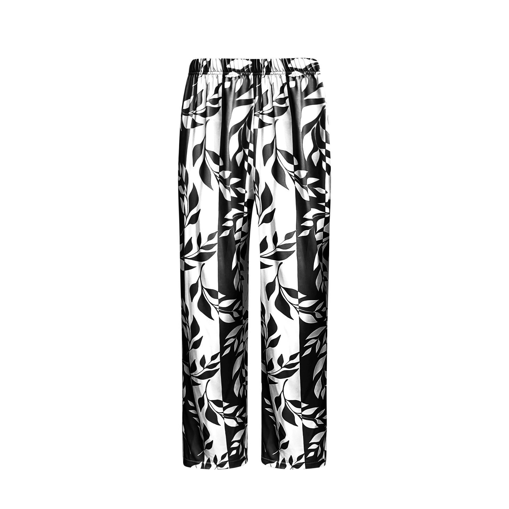 Floral Print 3-Piece Women's Set: Cardigan, Tank Top & Wide-Leg Pants