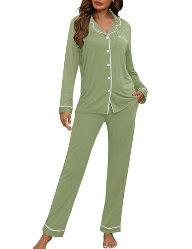 Women's Cuban Collar Polka Dot Print Long Sleeve Shirt Set
