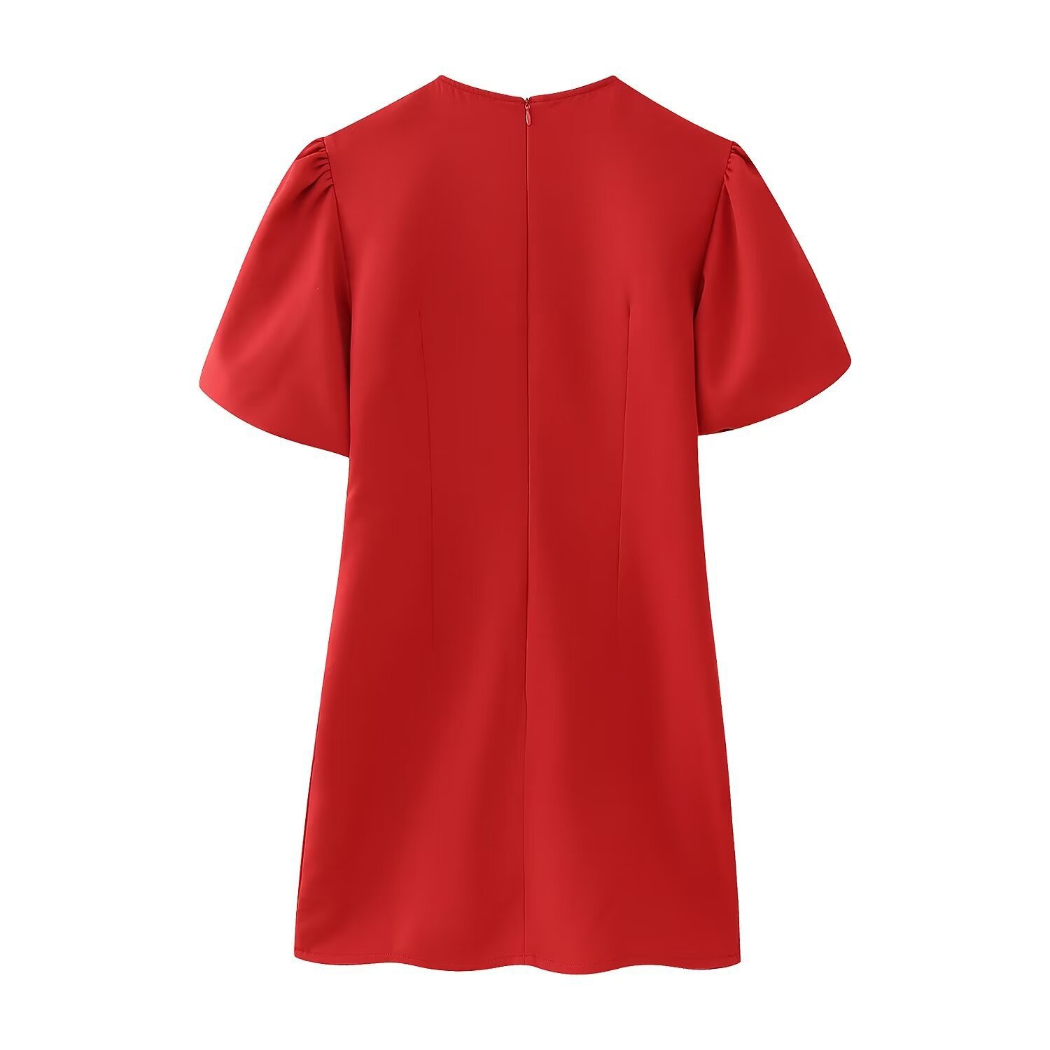 Women's Heart Cutout Dress Short Sleeve High Waist Mini