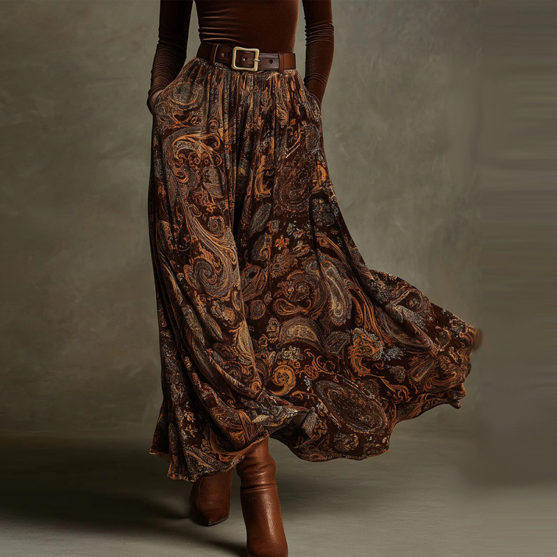 Solid Print Slimming Long Sleeve Maxi Dress