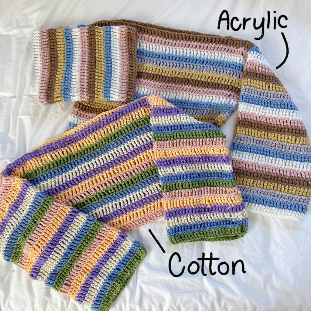 Color-Block Striped Knit Pullover Sweater