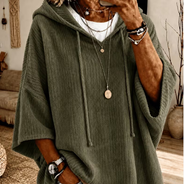 Women's Solid Color Print Casual Hoodie