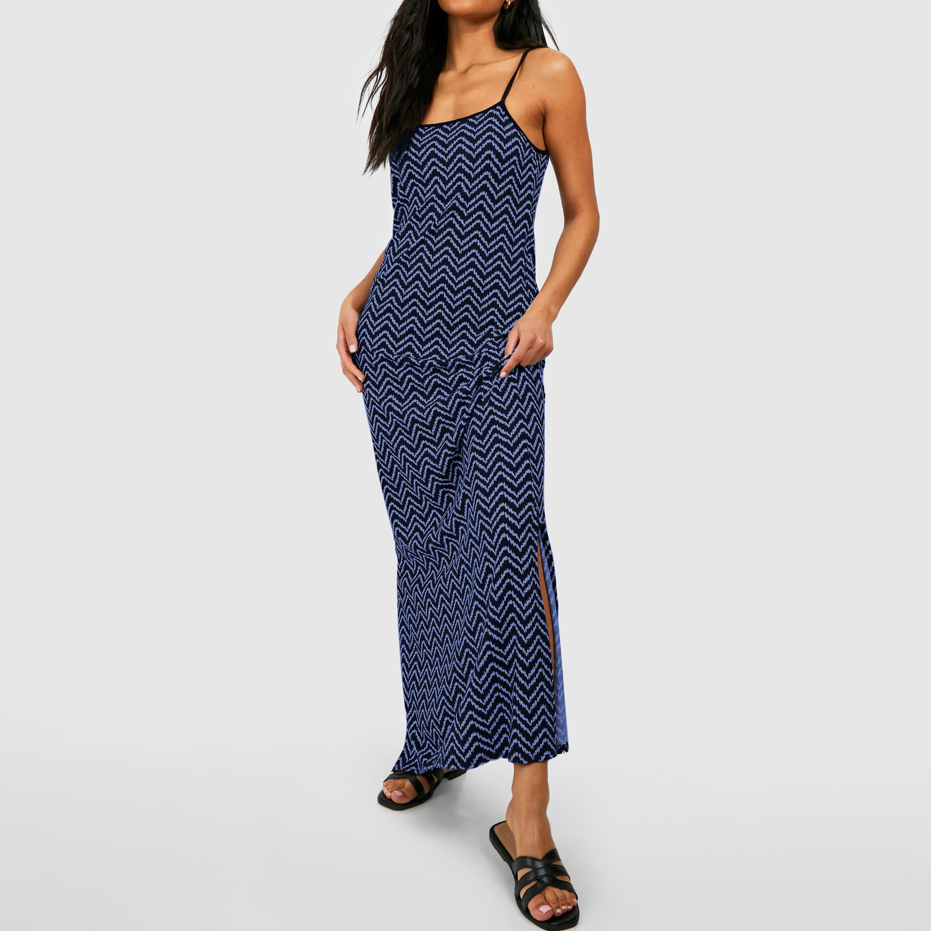Women's Sleeveless Split Thigh Long Dress