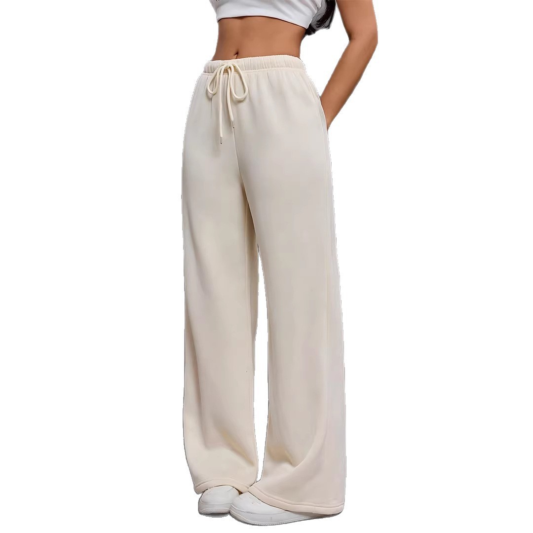 Women's Low-Rise Wide-Leg Casual Pants