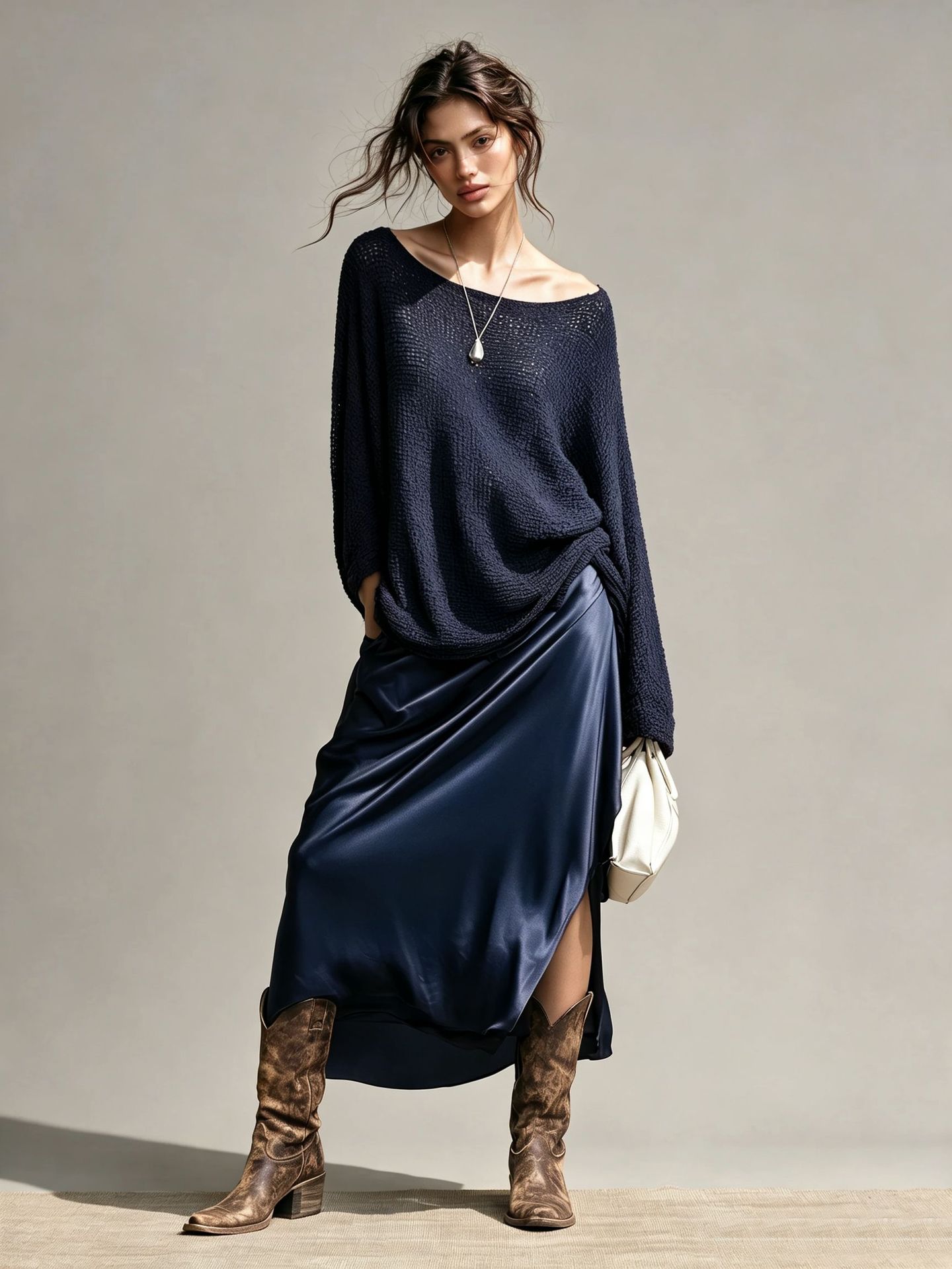 Women's Bohemian Off-Shoulder Top with Batwing Sleeves
