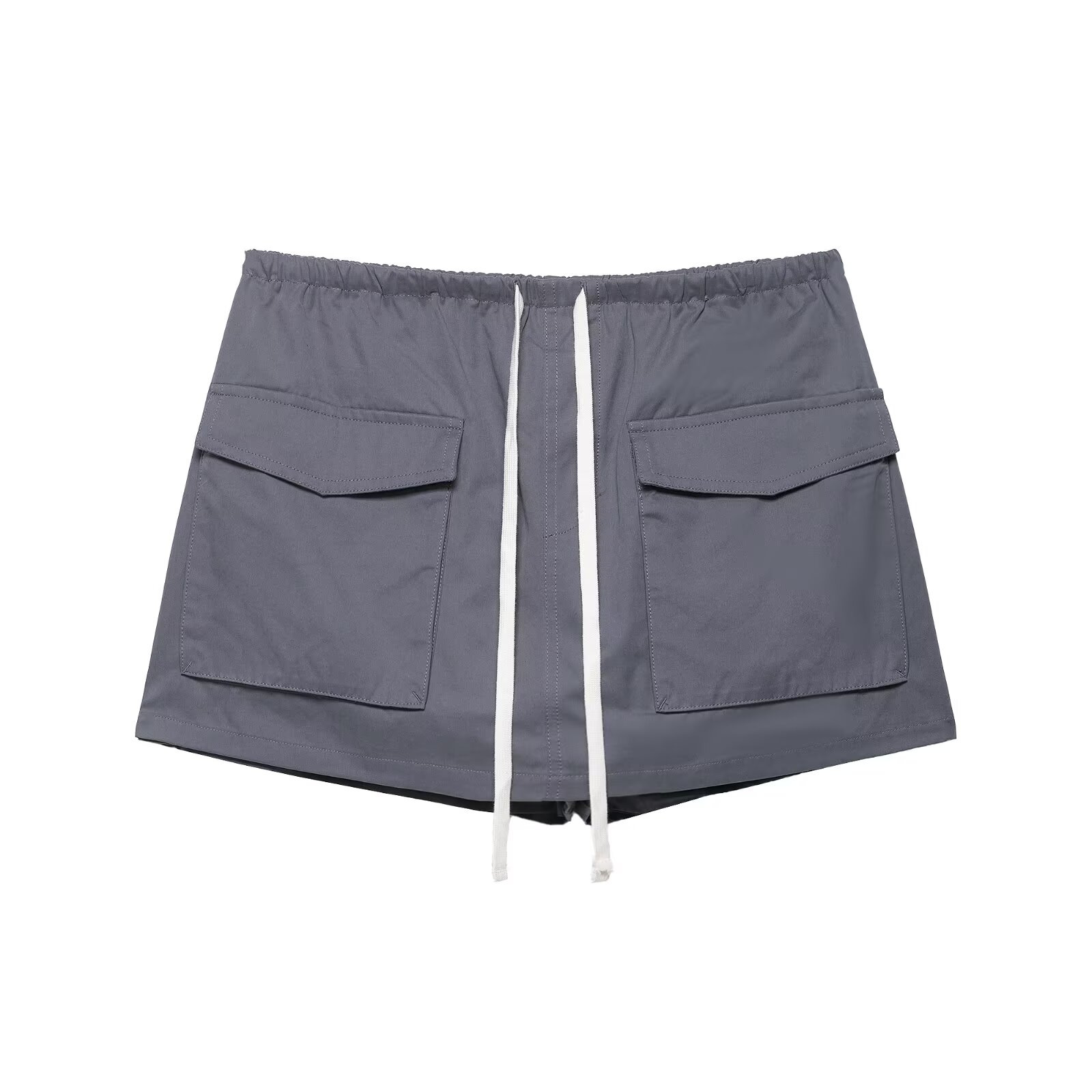 Women's Hooded Utility Skirt and Pants Two-Piece Set