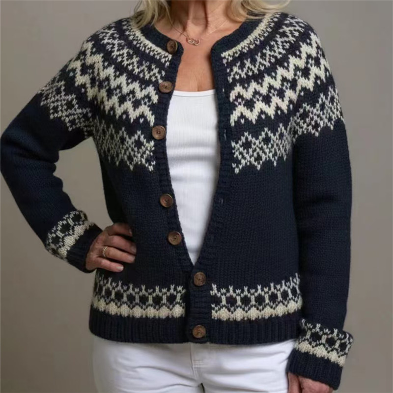 Women's Colorblock Open-Front Cardigan Sweater