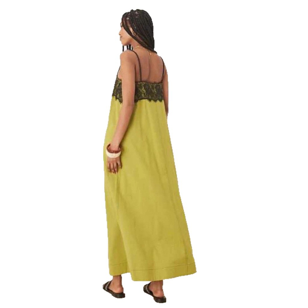 Elegant Lace Trim Sleeveless Cami Dress