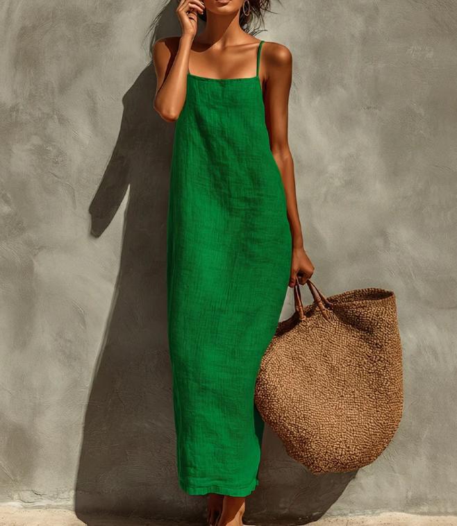 Bohemian Square Neck Cami Dress