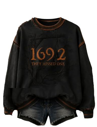 Women's Witch Castle Tree Ghost Print Sweatshirt