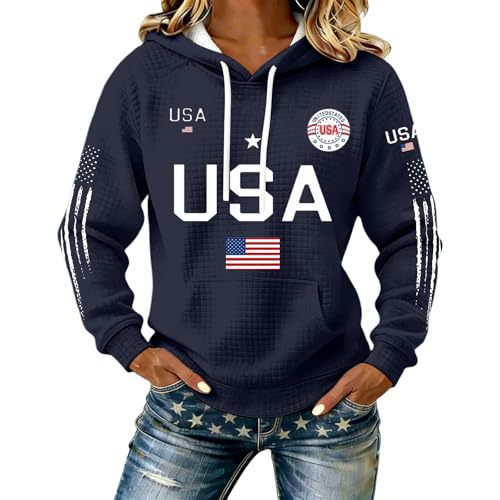 Women's Star Print Casual Hoodie