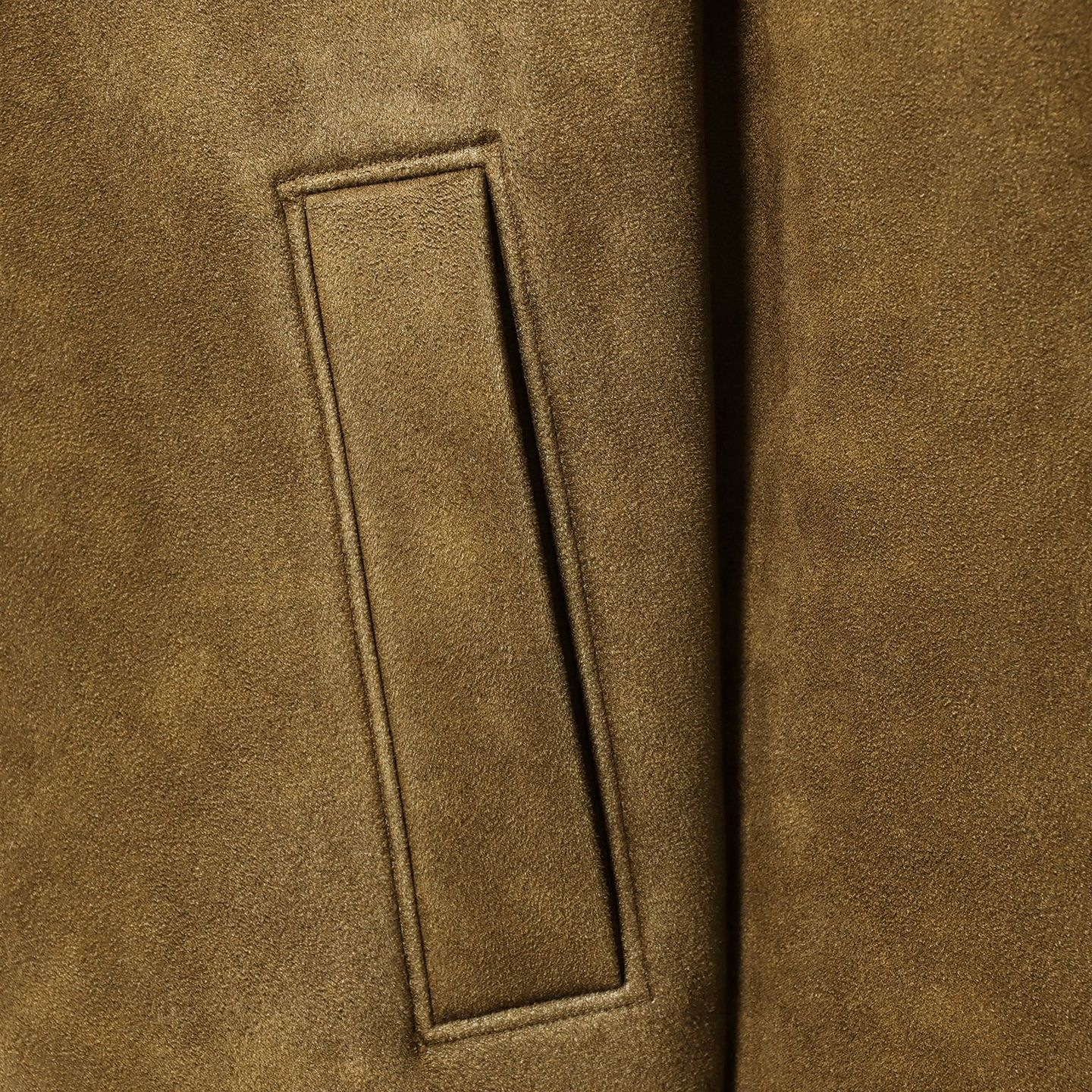 Women's Cropped Faux Suede Jacket with Button Front and Round Neck