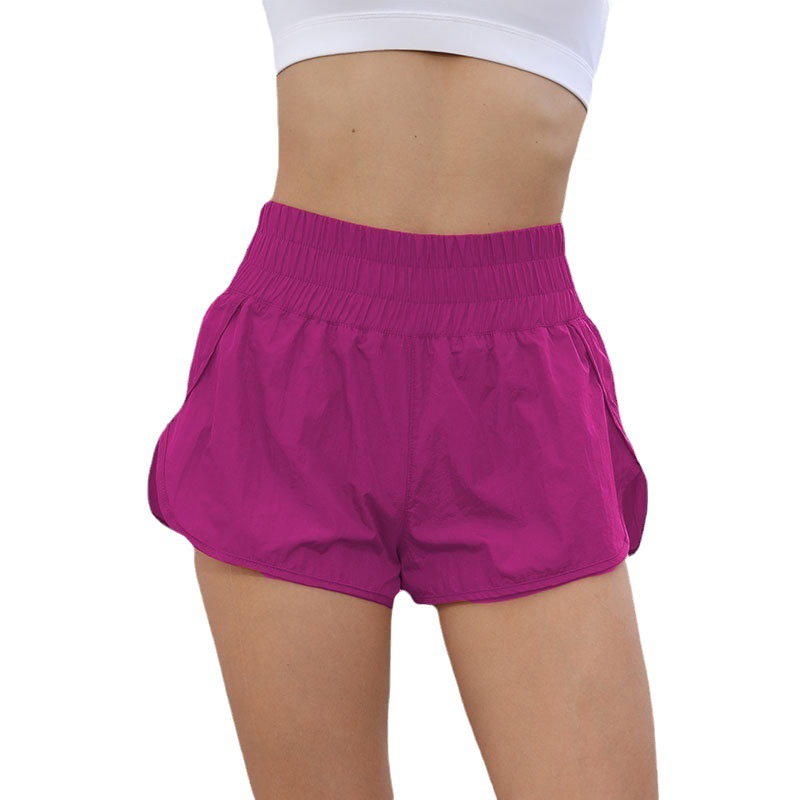 Women's Summer Casual Lounge Shorts, Polyamide, Loose Fit, Mid-Rise, 3-Inch