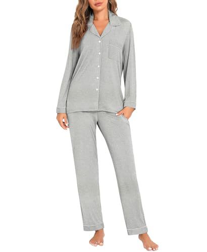 Women's Cuban Collar Retro Print Long Sleeve Loungewear Set