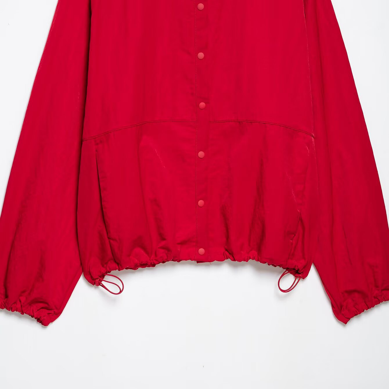 Women's Solid Color Snap Button Casual Jacket