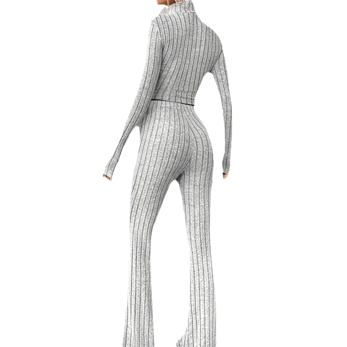 Women's Long Sleeve Sweatshirt and Pants Two-Piece Set