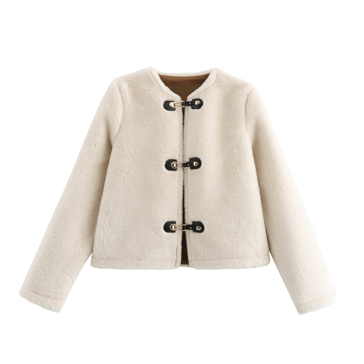 Women's Double-Sided Knot Button Jacket Streetwear