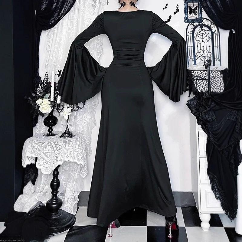 Women's Batwing Sleeve Mermaid Bodycon Dress