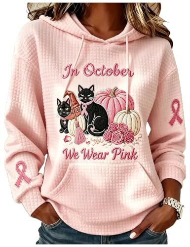 Cat Halloween Pumpkin Letter Ribbon 3D Print Hoodie Top