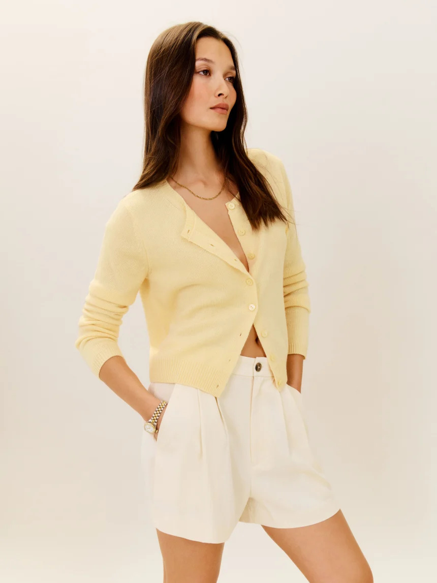 Women's Long Sleeve Button-Up Knit Cardigan