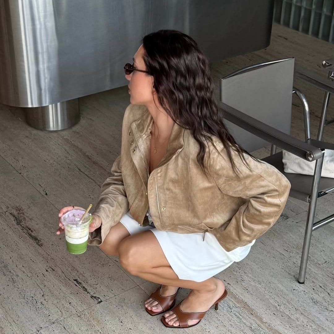 Sueded Jacket Coat