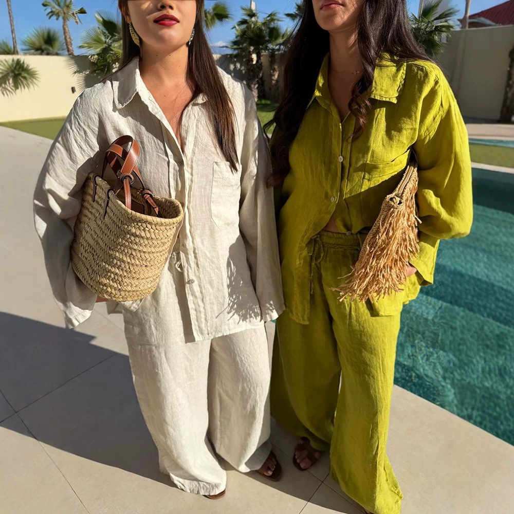 Resort-Style Casual Two-Piece Set