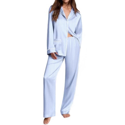 Women's Cuban Collar Long Sleeve Shirt Set