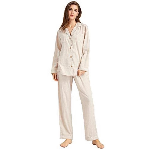 Women's Cuban Collar Long Sleeve Shirt Set