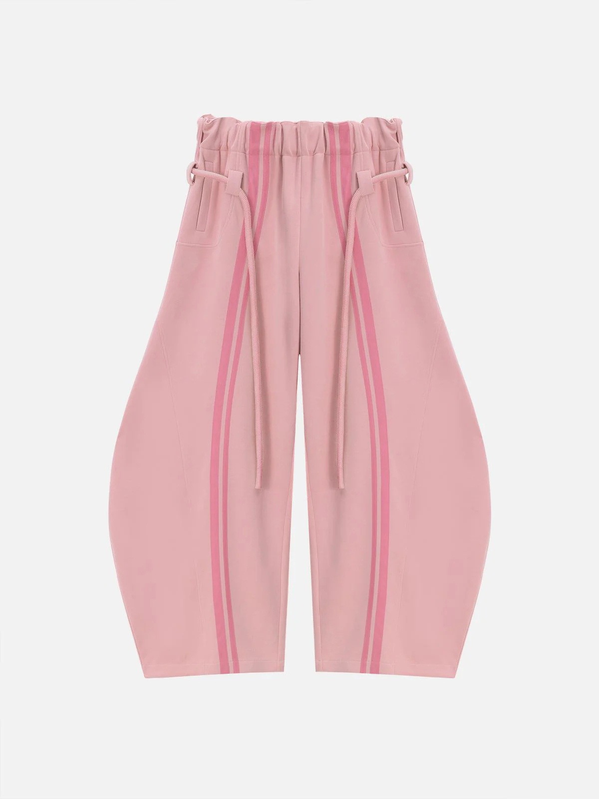 Women's Drawstring Wide-Leg Pants Casual Streetwear