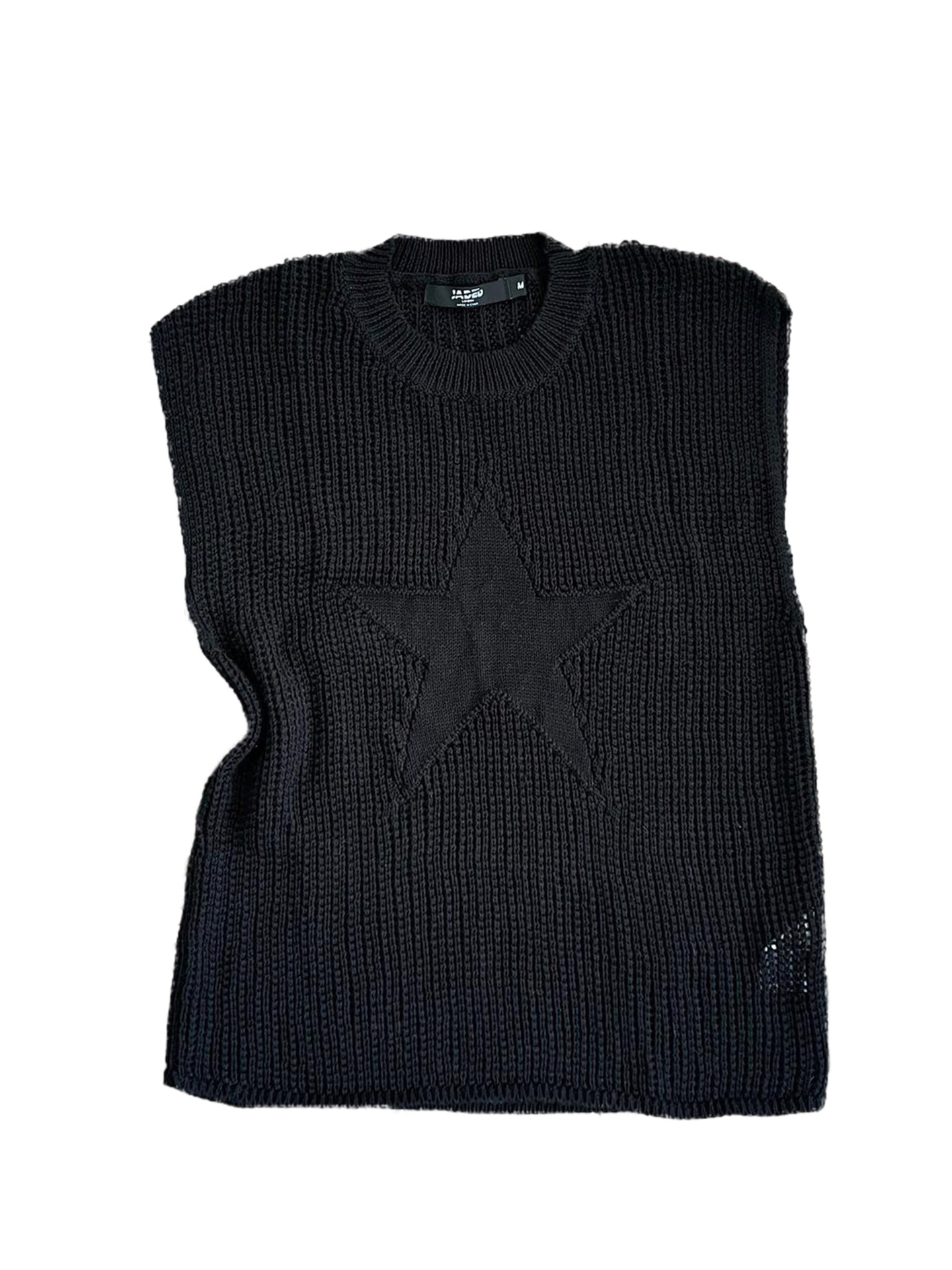 Women's Sleeveless Star Open-Knit Sweater Vest