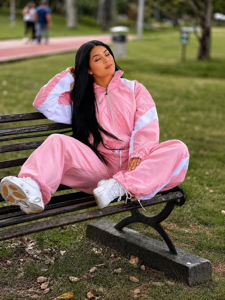Colorblock Zip-Up Jacket & Drawstring Jogger Pants Set