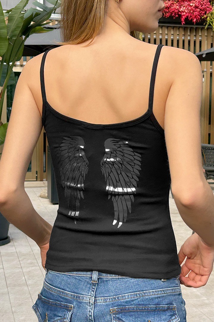Women's Wing Sequin Embroidered Casual Two-Piece Set