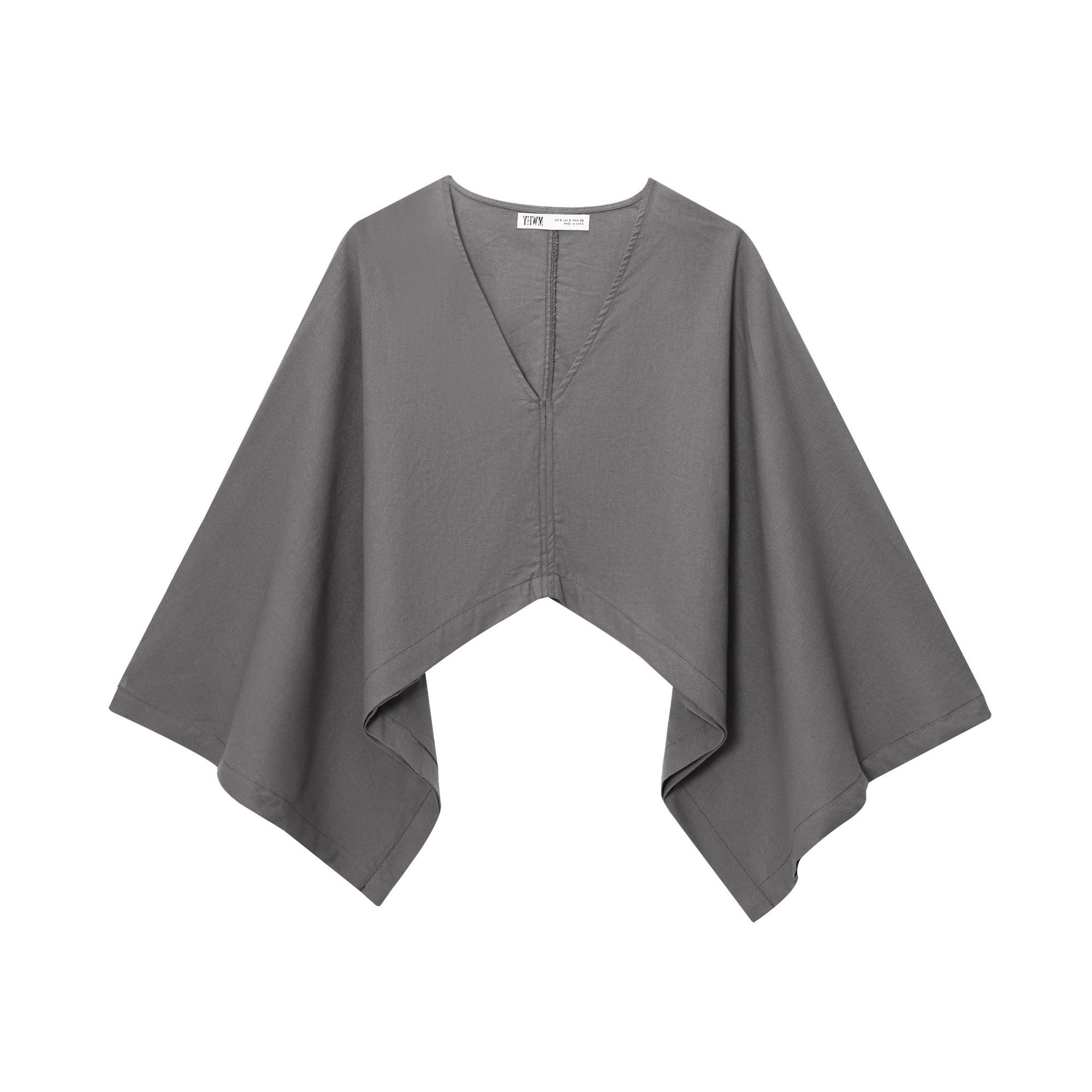 Asymmetric Kimono-Style Wide-Leg Pants Set