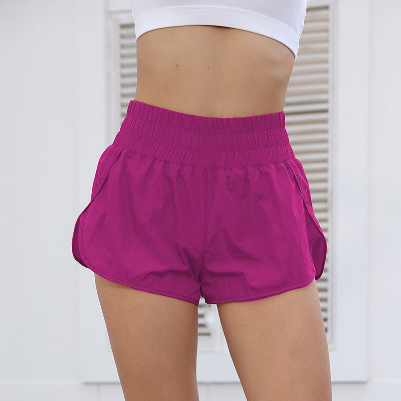 Women's Summer Casual Lounge Shorts, Polyamide, Loose Fit, Mid-Rise, 3-Inch