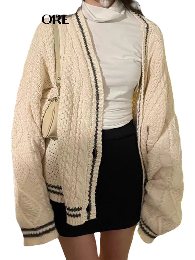 Women's Knit Cardigan Sweater Coat Loose Casual