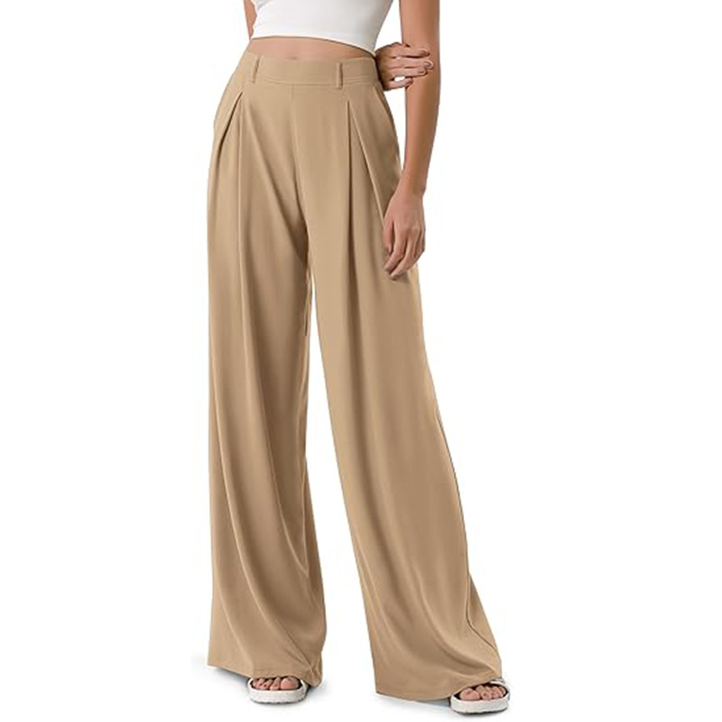 High-Waisted Wide-Leg Flared Lounge Pants for Women