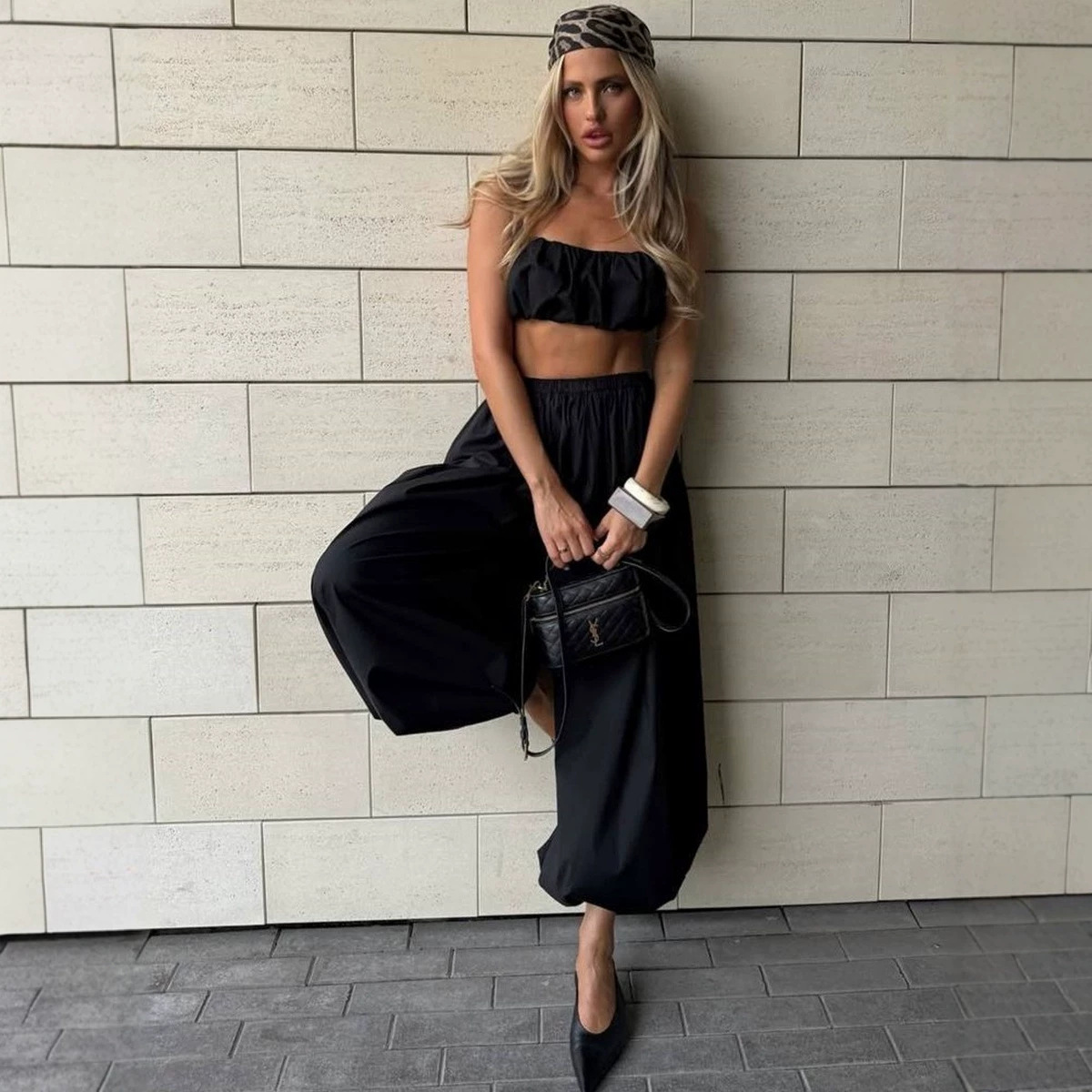 Lantern Pants Streetwear Wide-Leg Loose Casual Trousers