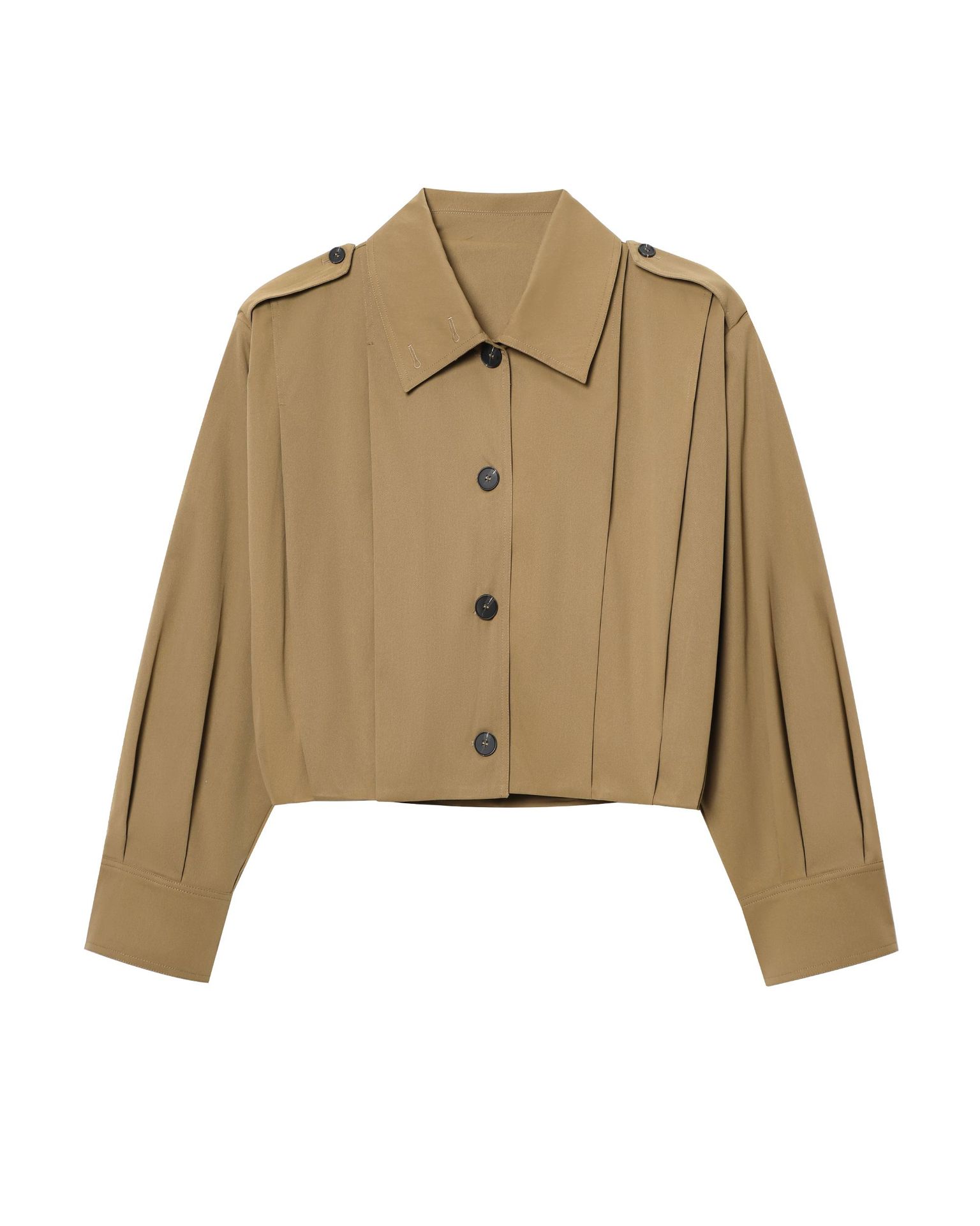 Women's Loose Casual Pleated Coat