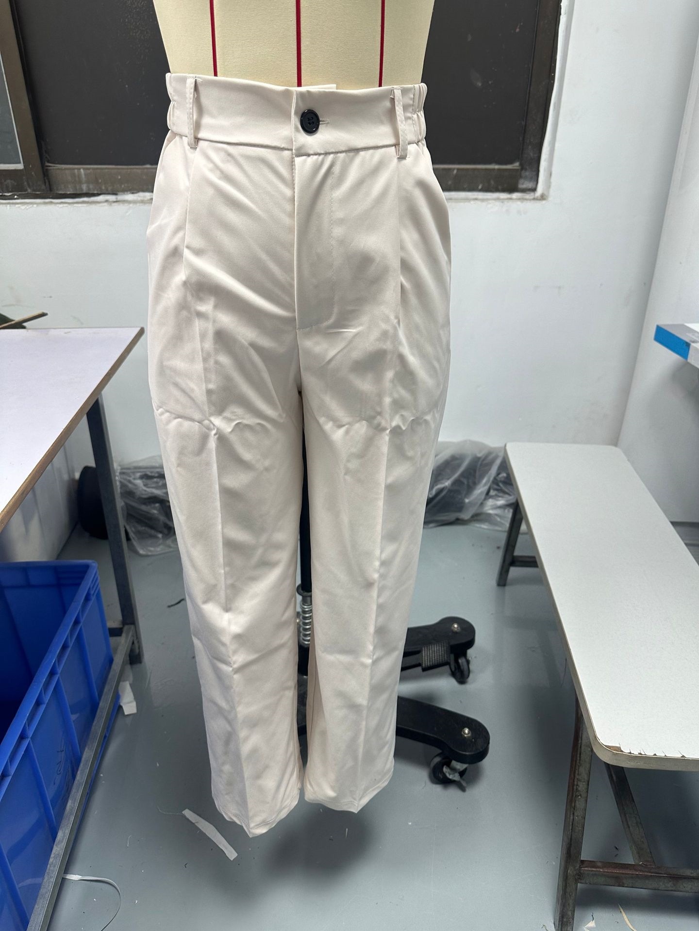 Women's Plus Size High Waist Straight Leg Dress Pants