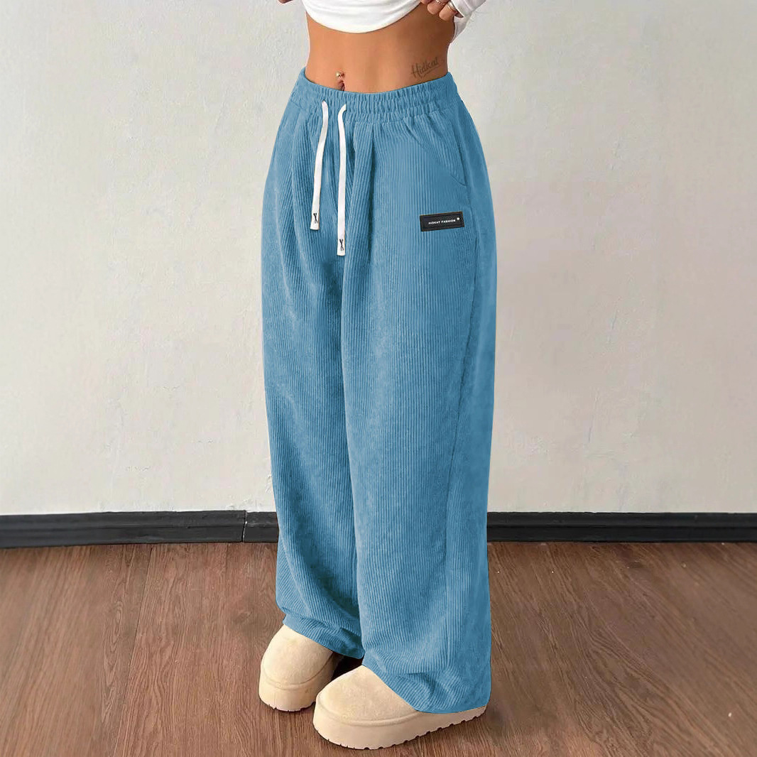 Corduroy Loose Casual Pants for Women