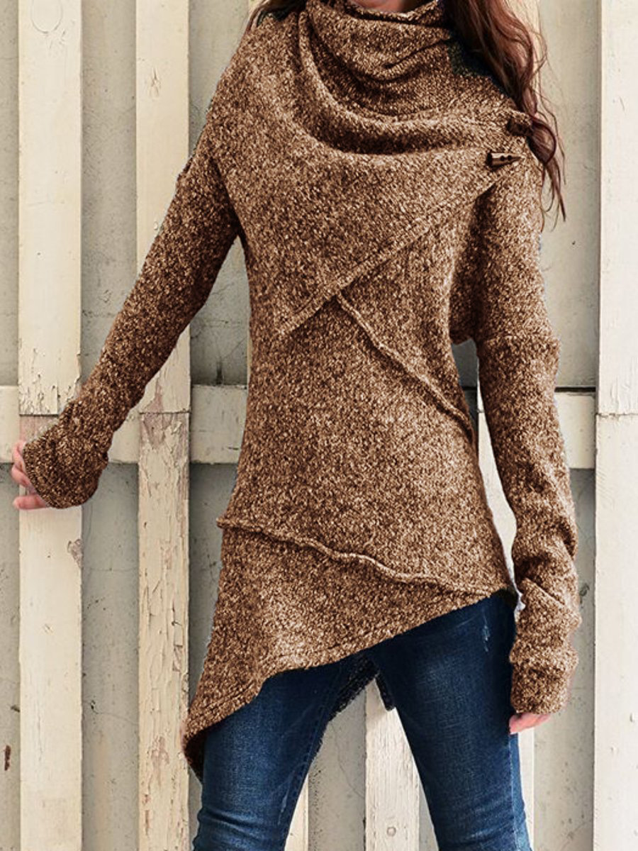 Women's Long-Sleeve Knit Cardigan Sweater Coat