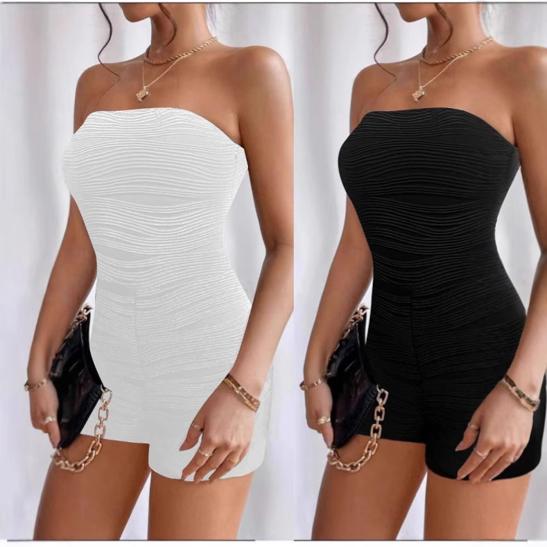 Solid Color Slim Fit Sleeveless Bodysuit