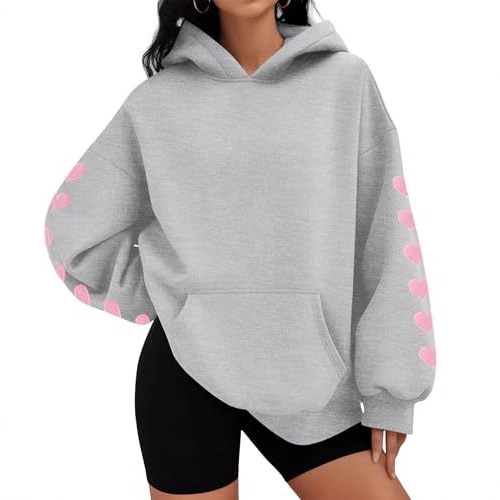 Women's Ocean Life Spiderweb Leaf Print Hoodie
