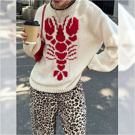 Women's Crewneck Long Sleeve Pullover Sweater Casual Commuter